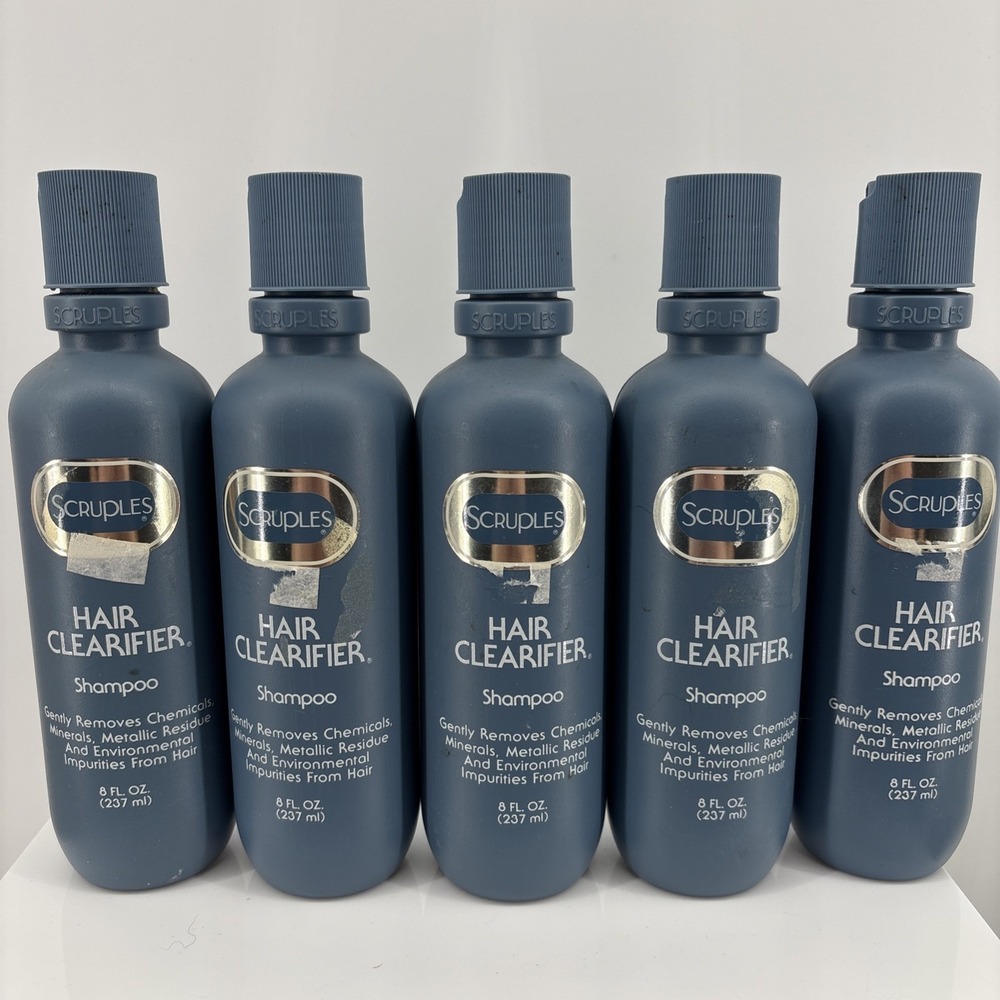 5 Scruples Hair Clarifier Shampoo 8 oz Removes Chemicals Chlorine Swimming Pool